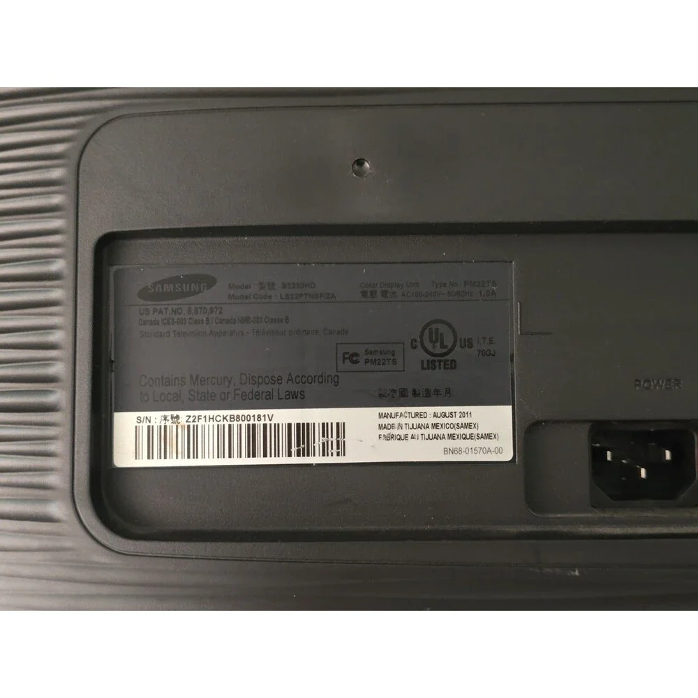 Samsung SyncMaster B2230HD 22